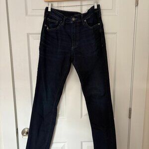 Silver Konrad High Rise Dark Wash Women's Skinny Jeans, W31, L32